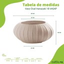 Ver imagem 2 de Vaso Oval Hanazaki 18 (9,5l) Areia Vasap