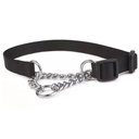 Ver imagem 6 de Coleira Guia Corrente Cachorro Cao Pet Kit Passeio Corrente Aço Zincado Semi Enforcadora Ajustavel R