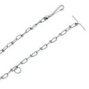 Ver imagem 4 de Coleira Guia Corrente Cachorro Cao Pet Kit Passeio Corrente Aço Zincado Semi Enforcadora Ajustavel R