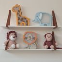 Ver imagem 1 de Prateleiras Link Alças de Couro 90 Cm (Par) - PRL-10 BH BABY KIDS Off White