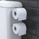 Ver imagem 4 de Porta Papel Higiênico Duplo para Caixa Acoplada Cromado Farm