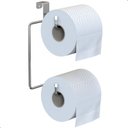 Ver imagem 2 de Porta Papel Higiênico Duplo para Caixa Acoplada Cromado Farm