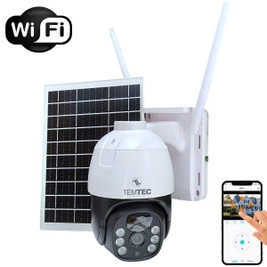 Câmera Wifi Robô Solar 360 Full Hd com Visão Noturna Colorid