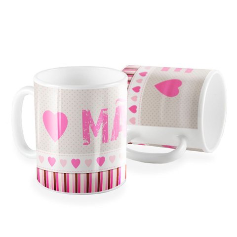 Caneca Mãe Corazão Te Amo