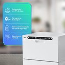 Ver imagem 3 de Lava Louças Hq Digital 6 Serviços Branca Hq-ll6db2 220v