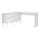 Ver imagem 1 de Mesa Gamer em L para Computador 2 Portas 1 Gaveta Arena Multimóveis Mp6050 Branco