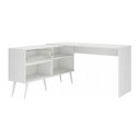 Ver imagem 2 de Mesa Gamer em L para Computador 2 Portas 1 Gaveta Arena Multimóveis Mp6050 Branco