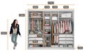 Ver imagem 5 de Guarda-Roupa Livorno 6 Gavetas com Espelho Neve Novo Horizonte
