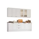 Ver imagem 5 de Cozinha Modulada Henn Americana 9 Peças (3aéreos+3balcões+3complementos) C5p37 Branco-henn