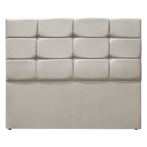Cabeceira Bianca 120 cm Suede Bege