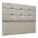 Ver imagem 2 de Cabeceira Bianca 120 cm Suede Bege