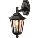 Ver imagem 2 de Kit 2 Arandelas Pretas de Parede Bivolt 37cm Lente Transparente Luminárias