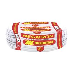 Fio Cabinho Flexível Megatron 1,5 Mm Rolo Com 100M Branco - 1
