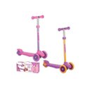 Ver imagem 1 de Patinete três rodas até 70 kg Feminino - Fenix - Roxo/Laranja