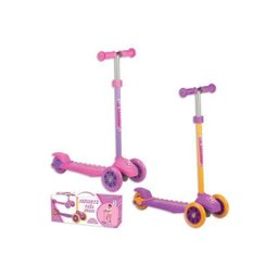 Patinete três rodas até 70 kg Feminino - Fenix - Roxo/Laranja - 1