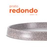 Prato para Vasos Redondo Pedra 45 Afort - 2