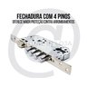 Fechadura Porta Externa 4 Pinos Chave Multiponto Blindado Soprano Fechadura Pallace 4 Pinos Ext Crom - 3