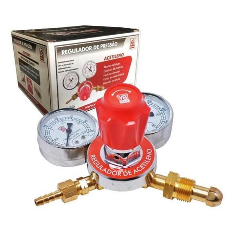 Regulador De Pressão Acetileno V8