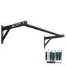 Barra Fixa Parede Musculação Pull Up Calistenia - Preto - 7