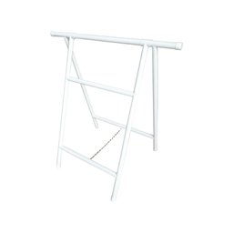 Kit Cavalete Tubolar Dobravel Com 2 Peças 90cm X 1 Metro Branco - 1