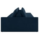 Ver imagem 6 de Sofá Ilha Modulado Milos 432cm Puff Lateral Veludo Azul Marinho G33 - Gran Belo