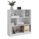 Ver imagem 5 de Estante Multiuso 6 Nichos B25 110x90 Cm Branco Novam
