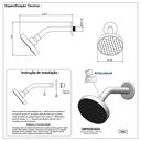 Ver imagem 4 de Ducha Chuveiro Articulável Redondo Rubi Soft Aquecimento Solar e Gás Até 70º C