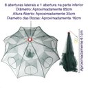 Ver imagem 6 de Covo Armadilha Lorben para Camarão Lambari 8 Bocas Guarda Chuva