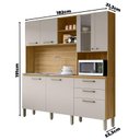 Ver imagem 2 de Kit Cozinha Ambiente Mega Freijó Soft - Kits Paraná