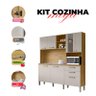 Kit Cozinha Ambiente Mega Freijó Soft - Kits Paraná - 3