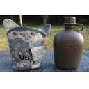 Ver imagem 3 de Cantil Militar Tático Térmico 800 Ml Caneca De Alumínio