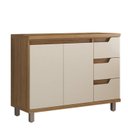Ver imagem 2 de Gabinete para Banheiro 100cm sem Cuba Bege/Itapuã/Off White