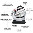 Ver imagem 2 de Misturador Elétrico de Massas e Doces 10l 127v com Fogão de Indução