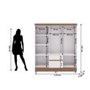 Ver imagem 2 de Guarda Roupa Roupeiro Solteiro Ideal 6 Portas Plus Branco Camarim Flex Vila Rica