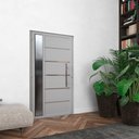 Ver imagem 2 de Porta Lambril Solara com Visor e Puxador 80 X 2.10 Branca Lado Esquerdo – Hale