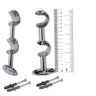 3 Suportes de Metal para Varão cortina Duplo 28/28 mm - 2