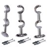 3 Suportes de Metal para Varão cortina Duplo 28/28 mm - 3