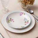Ver imagem 4 de Aparelho de Jantar 30 Pçs Porcelana Decorada Tramontina Aura Pratos Xícaras e Pires 6 Pessoas