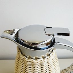 Garrafa Térmica de Aço Inox Treliça Bege 1,5 L - 2