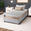 Ver imagem 1 de Cama Box Solteirão Alford com Colchão Molas Ensacadas 88x188x66 Bege