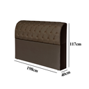 Ver imagem 3 de Cabeceira Antonella para Box King 198cm Estofada com Bau Organizador