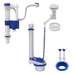 Kit Caixa Acoplada Completo Acionador Lateral Blukit - 1