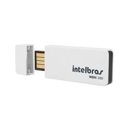 Adaptador Wireless Wi-Fi USB N 300 Mbps 20 dBm 2,4 GHz WBN 300 - Intelbras - 1