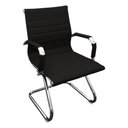 Ver imagem 2 de Kit 2 Cadeiras Presidente Esteirinha Baixa com Base Fixa 