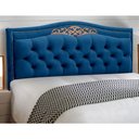 Ver imagem 7 de Cabeceira e Calçadeira Baú Cama Box Casal King Size Belize 195cm Luxor Azul Marinho - Desk Design