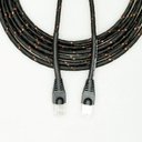 Ver imagem 2 de Cabo de Rede Cat5e Revestido Tecido Preto/cobre Copperlan 10 Metros