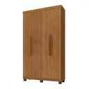 Ver imagem 2 de Guarda-roupa Casal Viena 4 Portas 3 Gavetas Cinamomo - Panorama Móveis