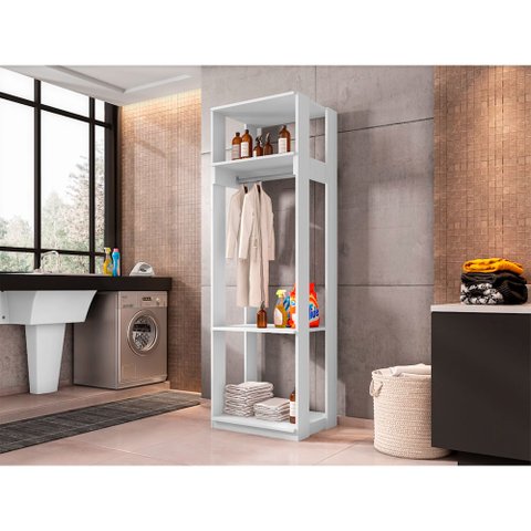 Guarda Roupa Roupeiro Modulo Titan com 3 Prateleiras Moveis Leão