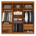 Ver imagem 3 de Guarda Roupa 6 Portas Joinville Tcil Móveis - Cinamomo