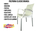 Ver mais imagens de Cadeira Poltrona Sala Cozinha Jardim Pé Aluminio Plasnew